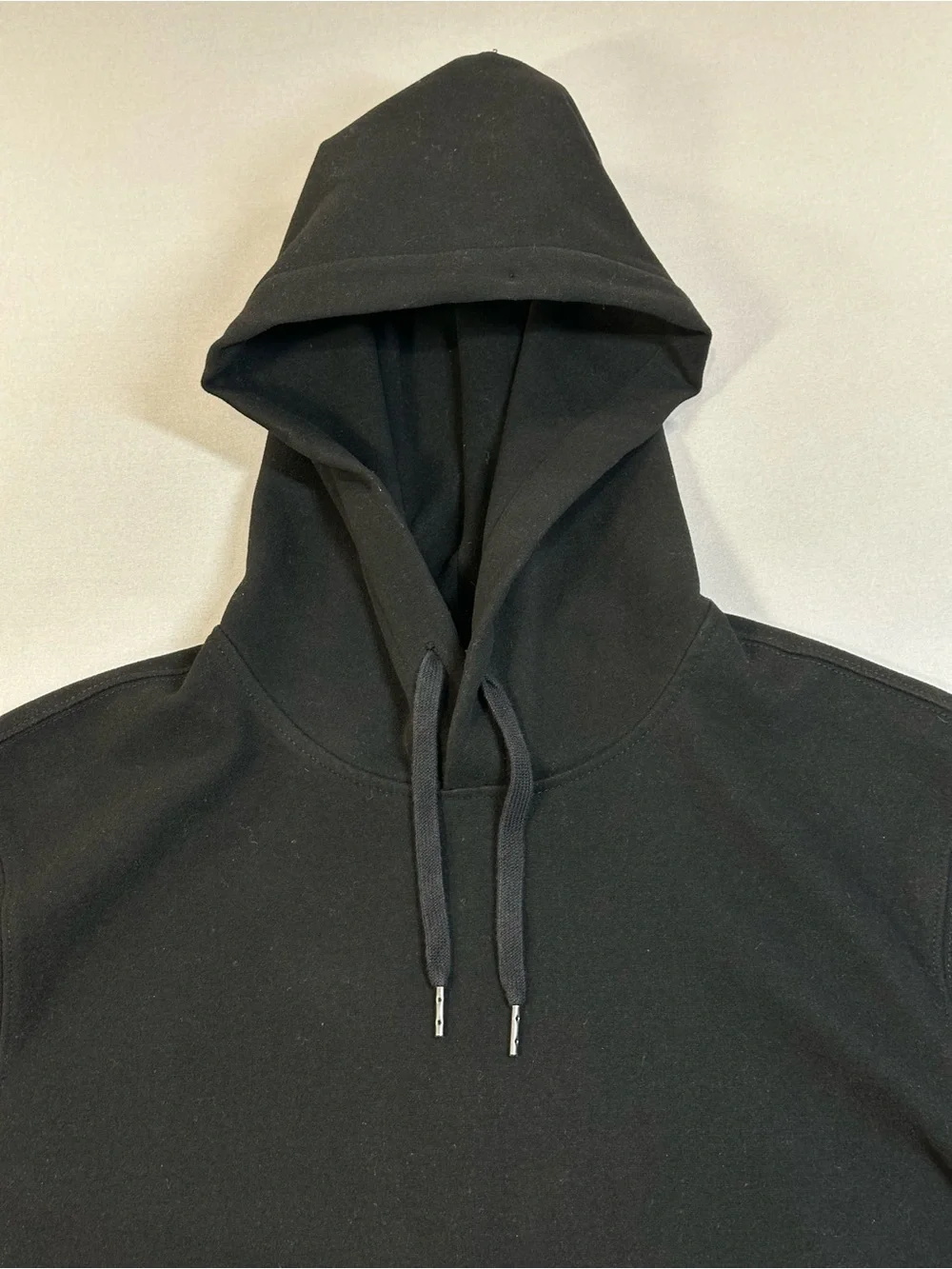J Crew Seaboard Soft-Knit Hoodie, Soft, Black - Mens Small